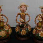 Three Gourd Girls by Debra Maerz